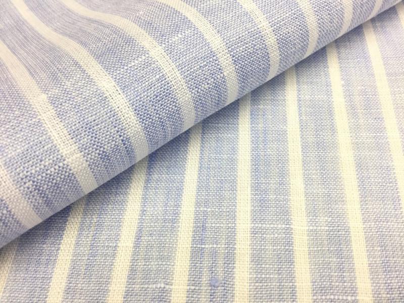 【ALBINI】水×白/ストライプ/リネン