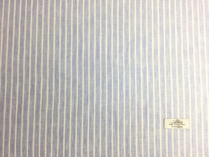 【ALBINI】水×白/ストライプ/リネン