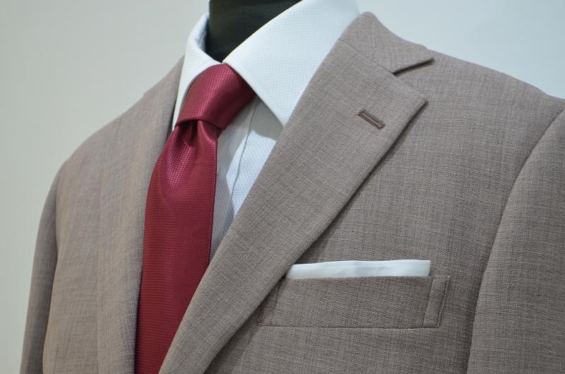 【P CANVAS】SS/リネン調/モカブラウン/無地