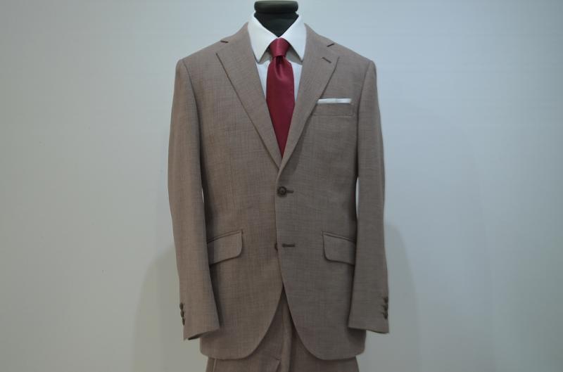 【P CANVAS】SS/リネン調/モカブラウン/無地